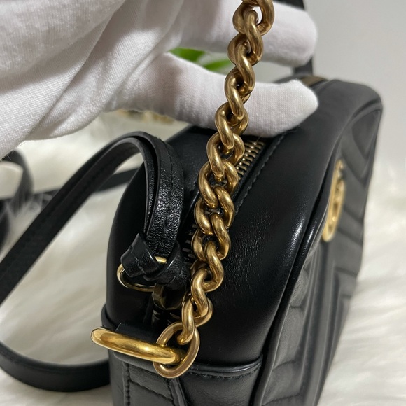 GUCCI MARMONT MINI BLACK (GUARANTEED AUTHENTIC) - Picture 9 of 15